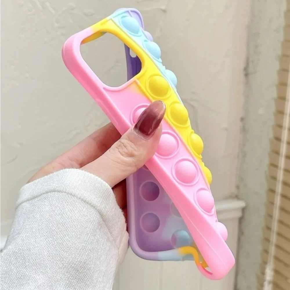 NWT- Iphone Case Poplt Fidget Bubble Push Pop It